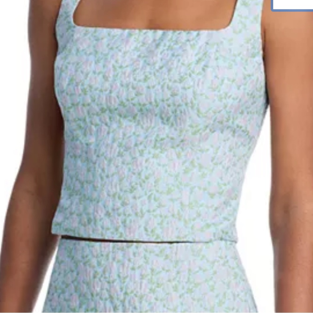 Aqua Light Blue and Green Mini Dress